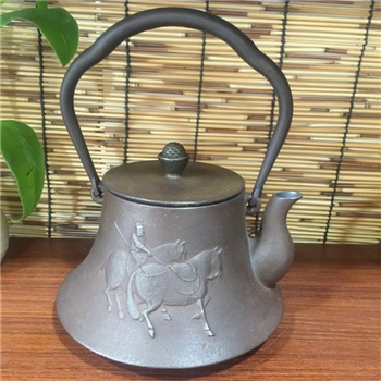生铁战马功夫茶壶 中式高档茶具批发老式烧水养生煮茶壶